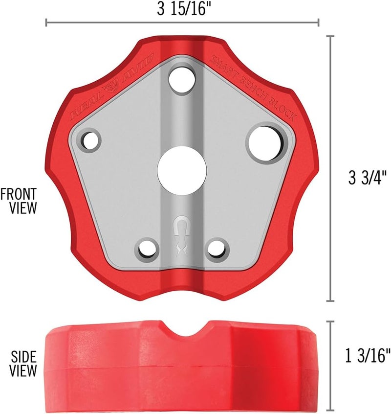 Real Avid Smart Bench Block - Universal Armorers Block Made with Non-Marring Materials, Non-Slip Bench Block For Glock, 1911 & Other Guns - Image 4